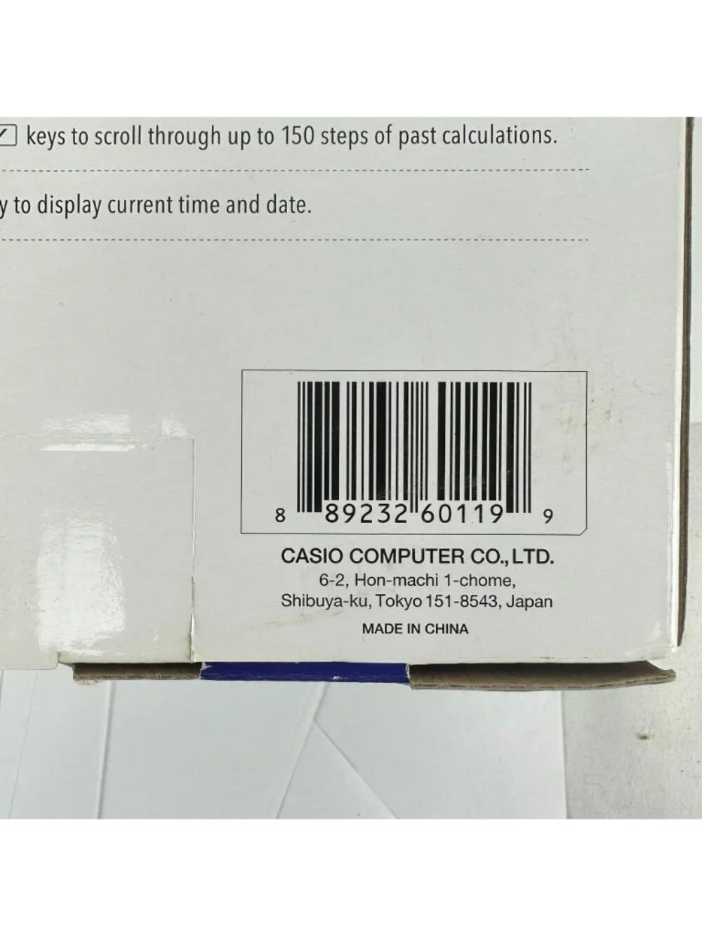 Casio Mini Desktop Printing Calculator HR-107RC